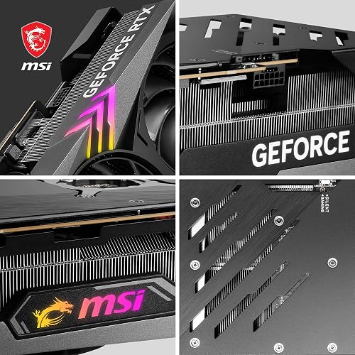 MSI GeForce RTX 4080 16GB GAMING X TRIO Gaming Graphics Card - 16GB GDDR6X, 2610 MHz, PCI Express Gen 4, 256-bit, 3x DP v 1.4a, HDMI 2.1a (Supports 4K & 8K HDR) - 6