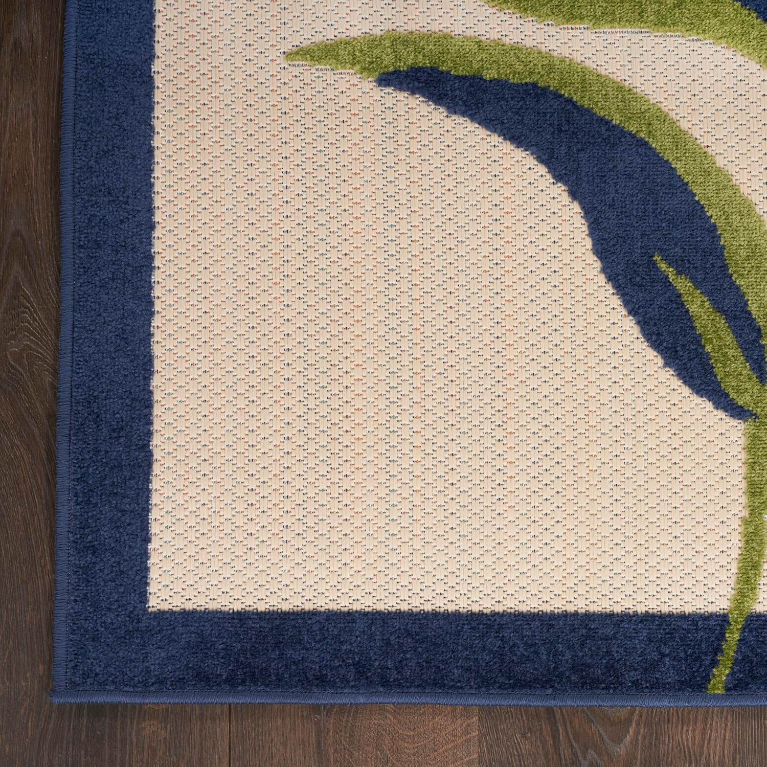 Nourison Home Aloha Multicolor 7'10" x 10'6" Area Rug - Easy Clean, Non Shedding, Bed Room, Living Room, Dining Room, Kitchen (8' x 11')