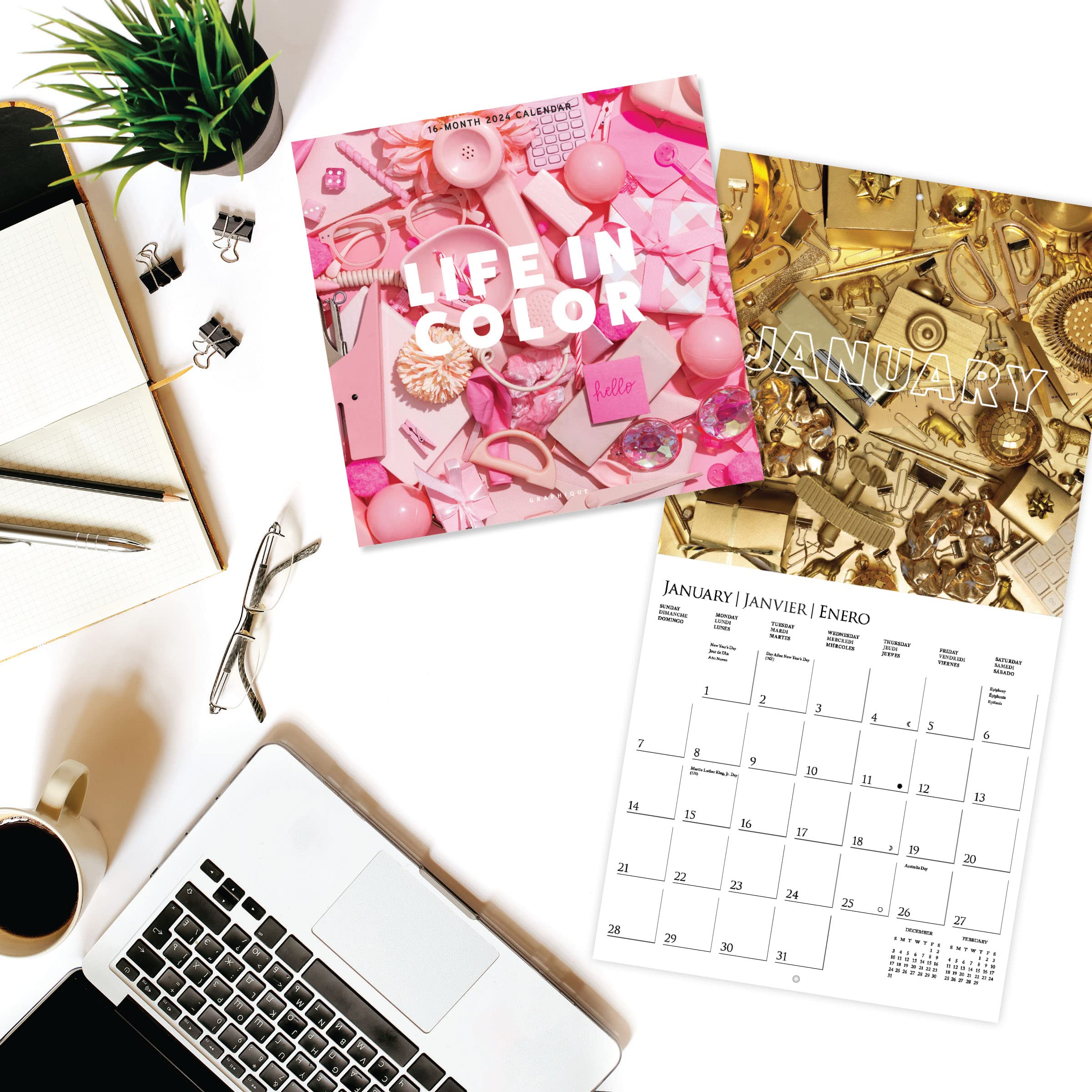 Graphique 2024 Life in Color Wall Calendar - Image 2