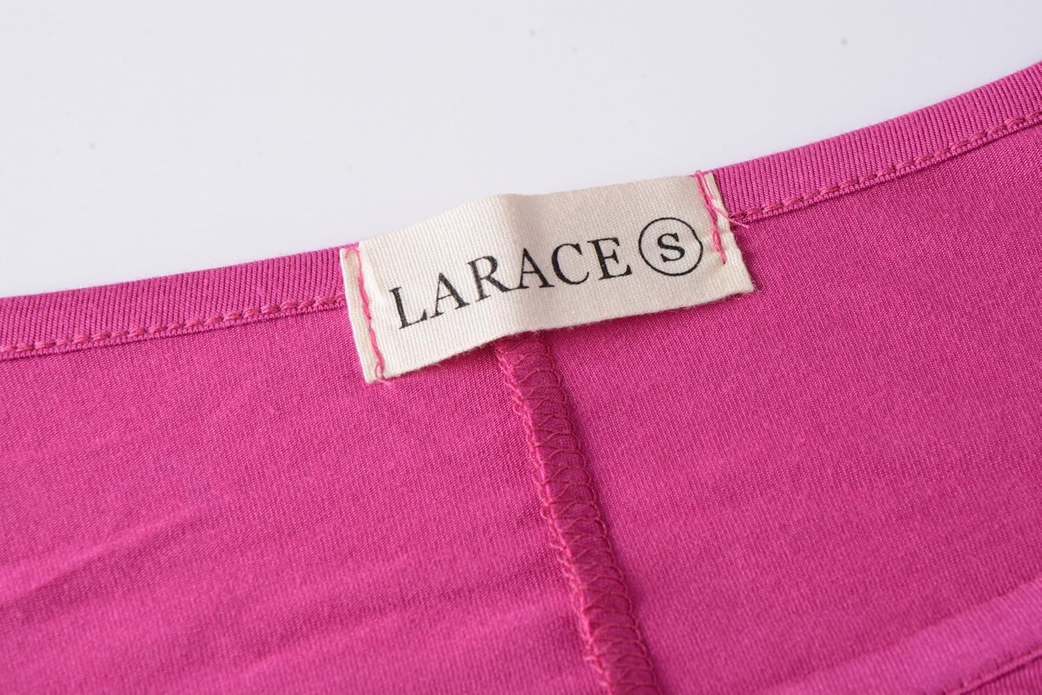 LARACE Womens Dolman Sleeves Drape Tops Solid Side Shirring Jersey Tee
