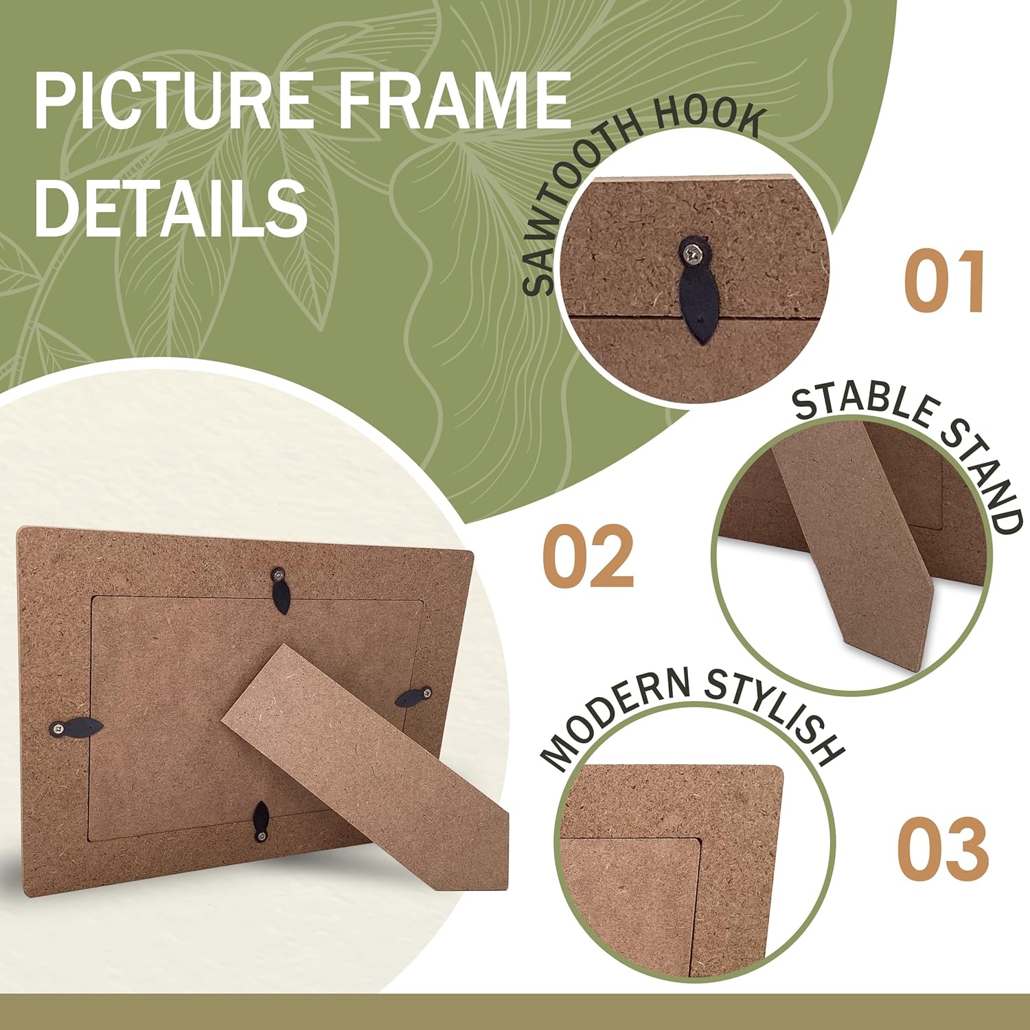 Cute First Christmas Baby Picture Frame - It's a Girl Gender Reveal Decorations and Baby Shower Gifts for New Mom Grandparent Pregnancy Announcement Newborn Nursery 4 X 6 Inch Picture Frame - A16 - Image 3