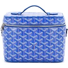 Pre-Loved Muse Vanity Case Coated Canvas, Blue