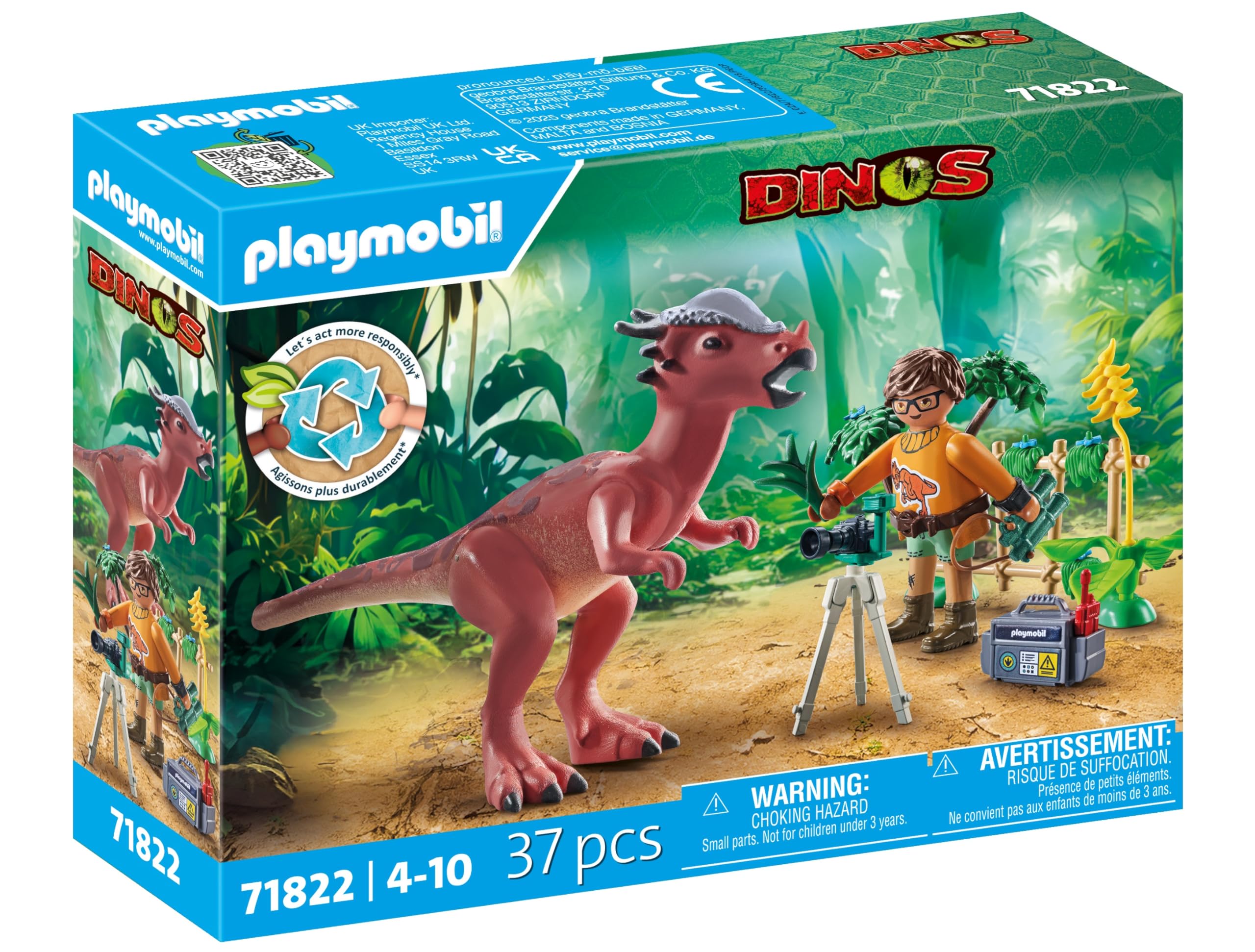 Playmobil Dinos Explorer with Stygimoloch Playset 71822