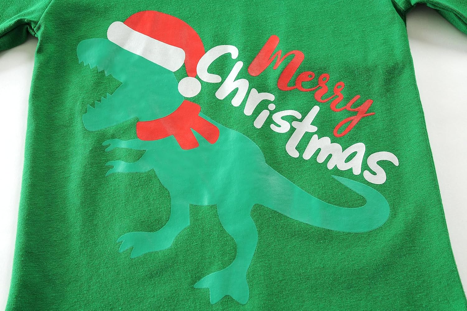 Little Hand Little Boys Long Sleeve Christmas Pajamas Plaid Pant Serts Kids Dinosaur Xmas Pjs Clothes for Toddler 2-7 Years - Image 3