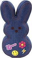 Vista 33 de Animal Adventure Peeps 4" Juguete de peluche de conejo Palm Pet coleccionable Azul