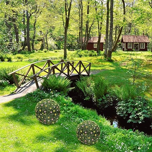 Miniatura 2 de Plantas artificiales, plantas artificiales, jaula de soporte de topiario, 5 piezas, estante de plástico para hacer flores, para jardín, boda