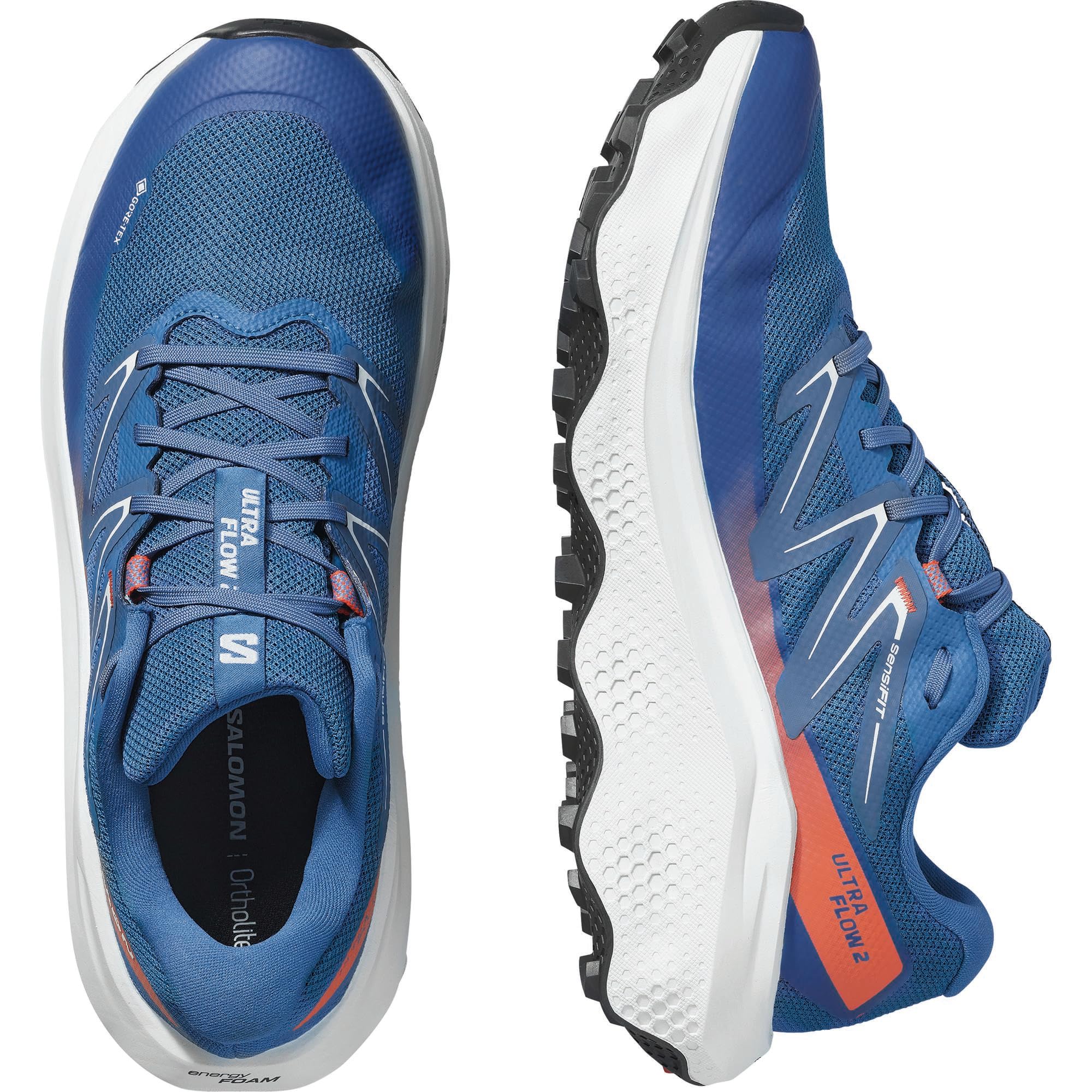 Salomon Ultra Flow Gore-Tex Impermeables Zapatillas de Senderismo, Hombre