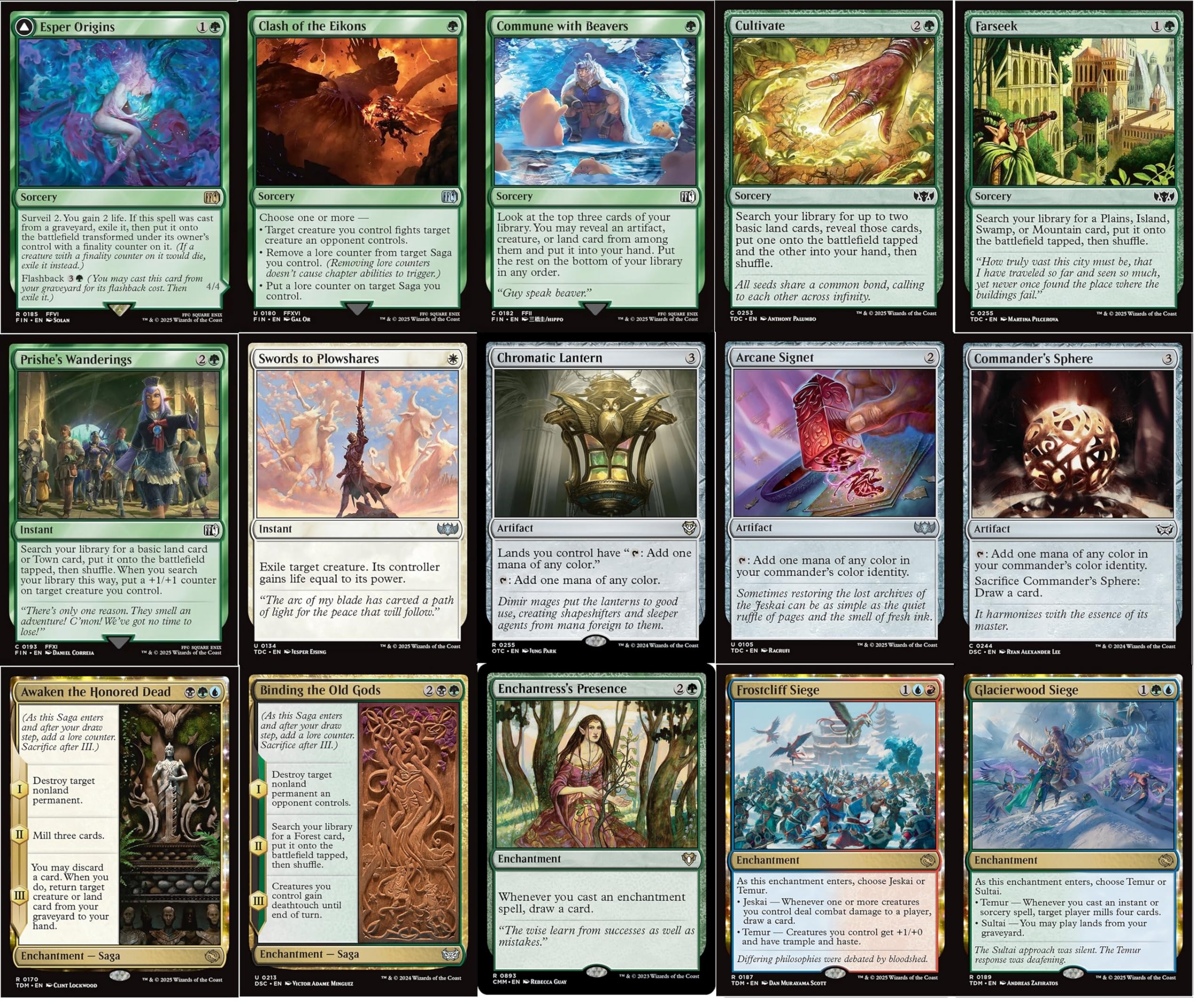 Final Fantasy Magic The Gathering Commander Deck - Summons
