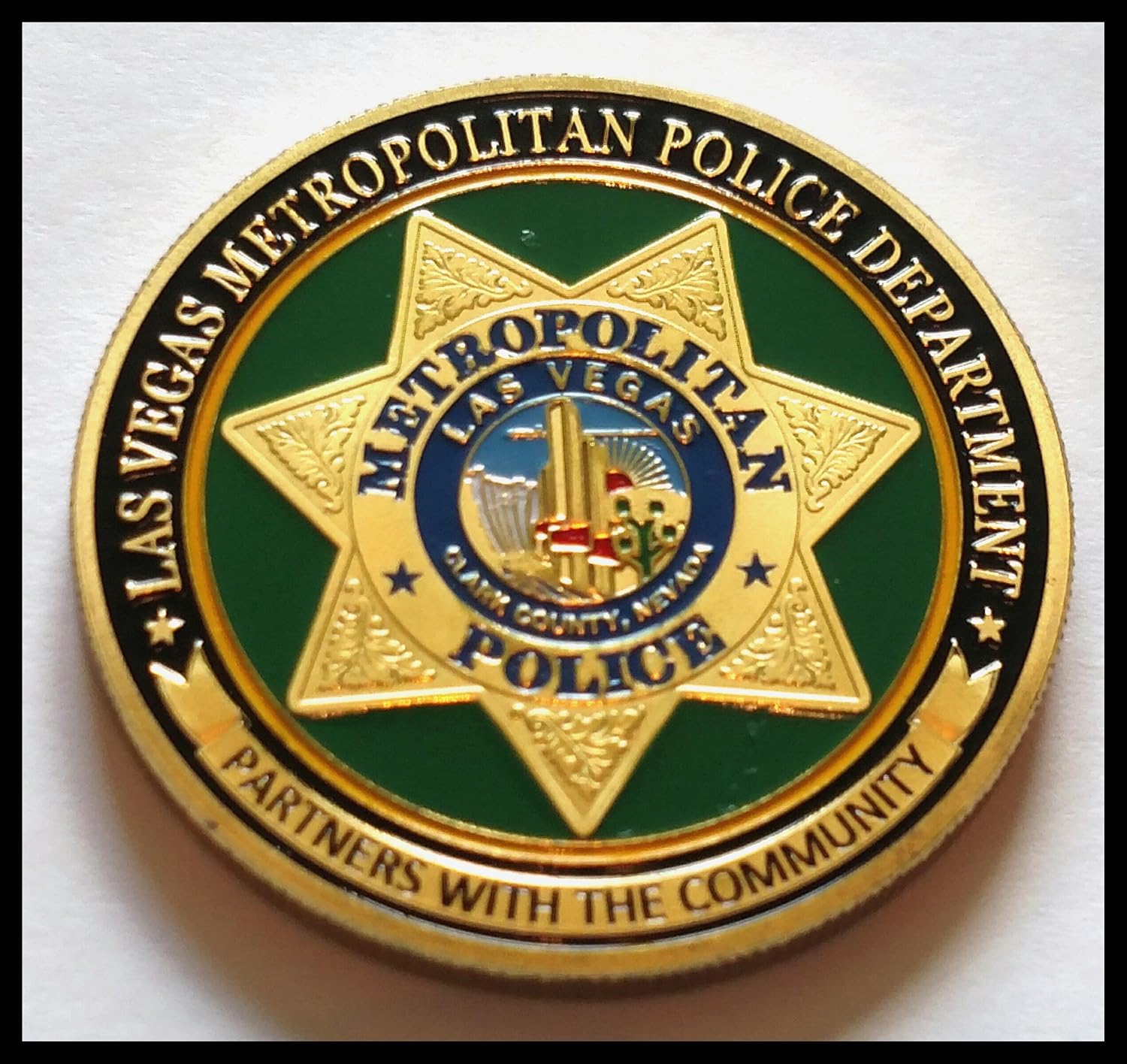 City of Las Vegas Police Department Law Enforcement #48 Challenge Honor Coin
