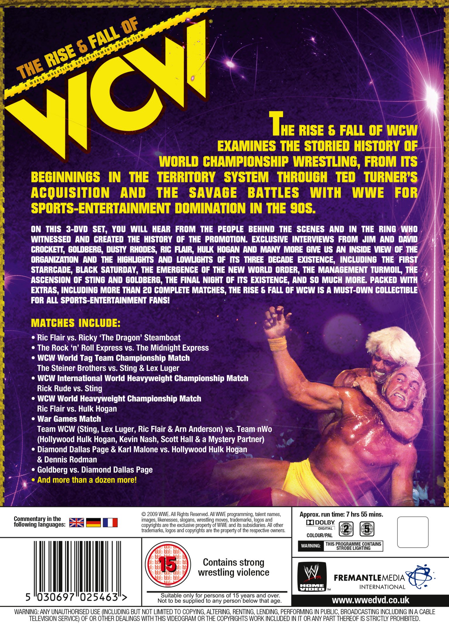 WWE: The Rise And Fall Of WCW [DVD] [Edizione: Regno Unito]