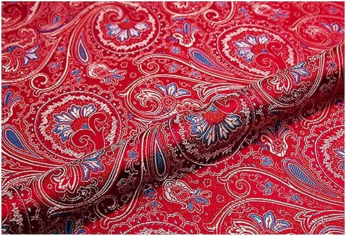 High Grade Fabric,Silky 75 cm Wide Silk Satin Fabric by for Dressmaking Sleepwear Underwear Wprom Bset Sold by The MeterRed Jujube