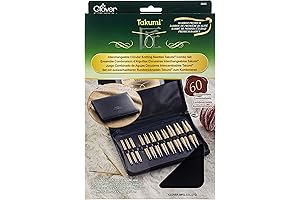 Clover Takumi Combo Interchangeable Circular Knitting Needles: The Perfect Choice for Knitters of All Levels