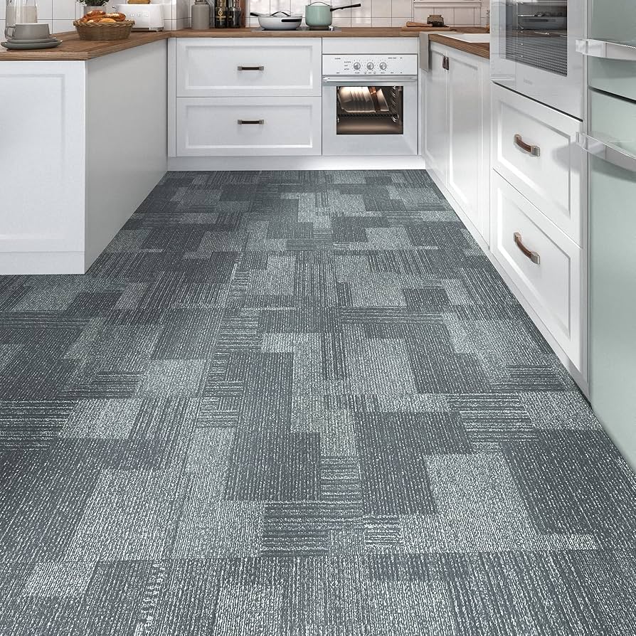 30x30CM Self Adhesive Carpet Home Office Floor Carpet Anti-slip Floor