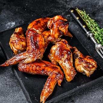 Hot-Headz! Smoked Kickin' Chicken Wing Sauce & BBQ Marinade Medium Hot Sauce for Hot Wings and Chicken Barbecue Marinade. Great Gift for Meat and Hot Sauce Lovers. (354ml)