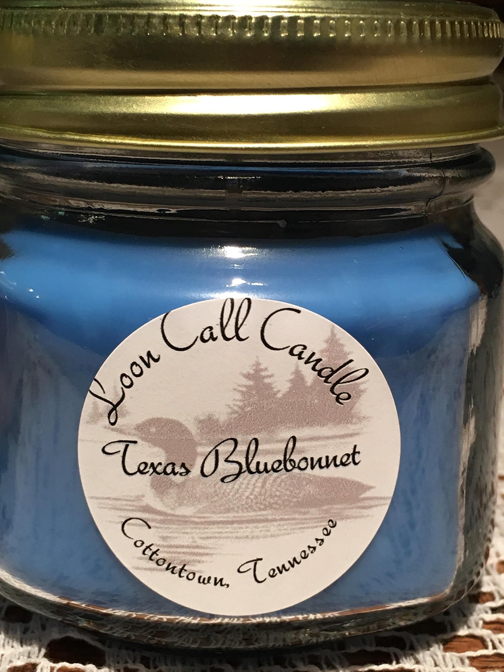8oz Texas Bluebonnet Handmade 100% Clean Burning Soy Wax Candle