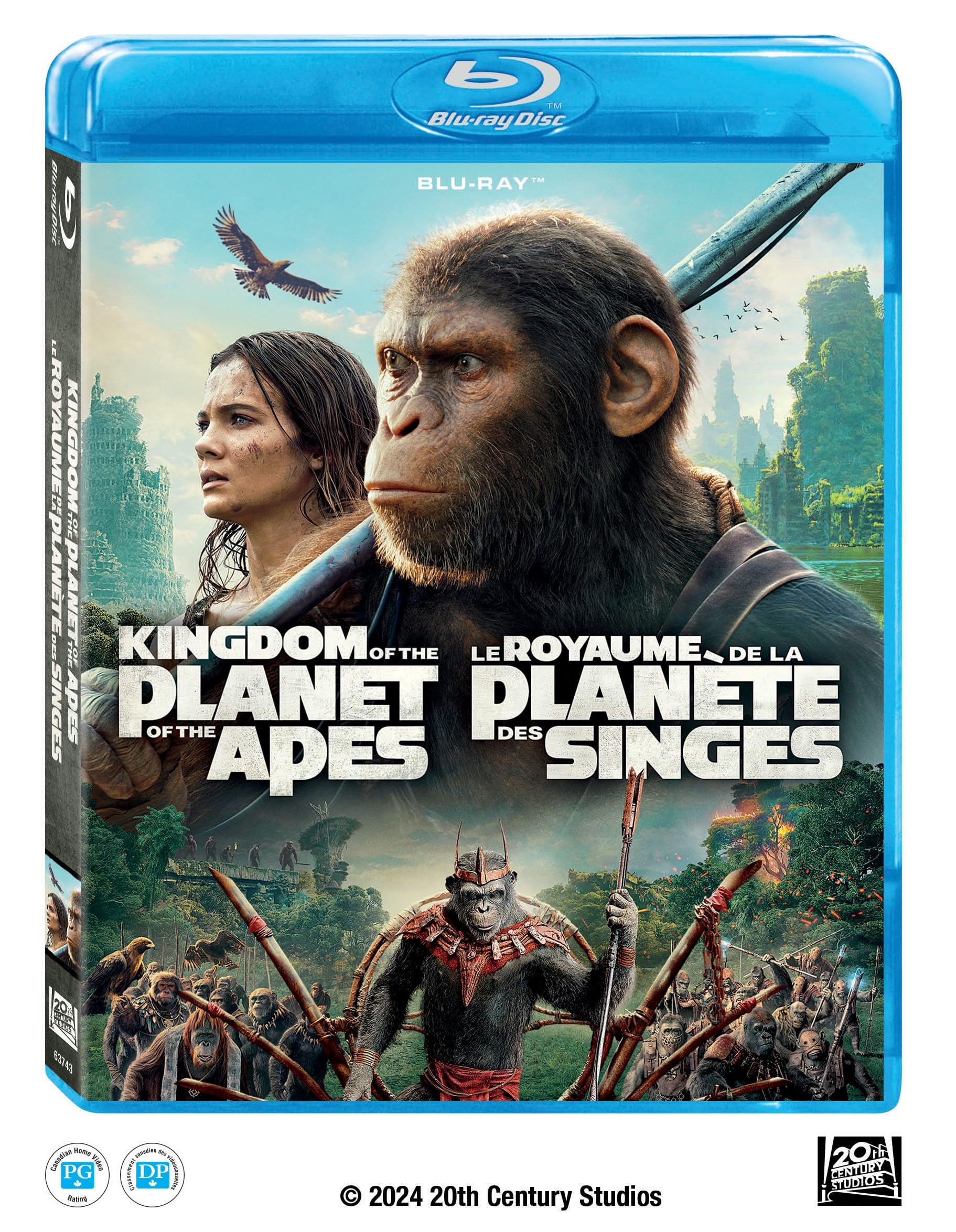 Kingdom of the Planet of the Apes [Blu-ray]: Amazon.ca: Owen Teague ...