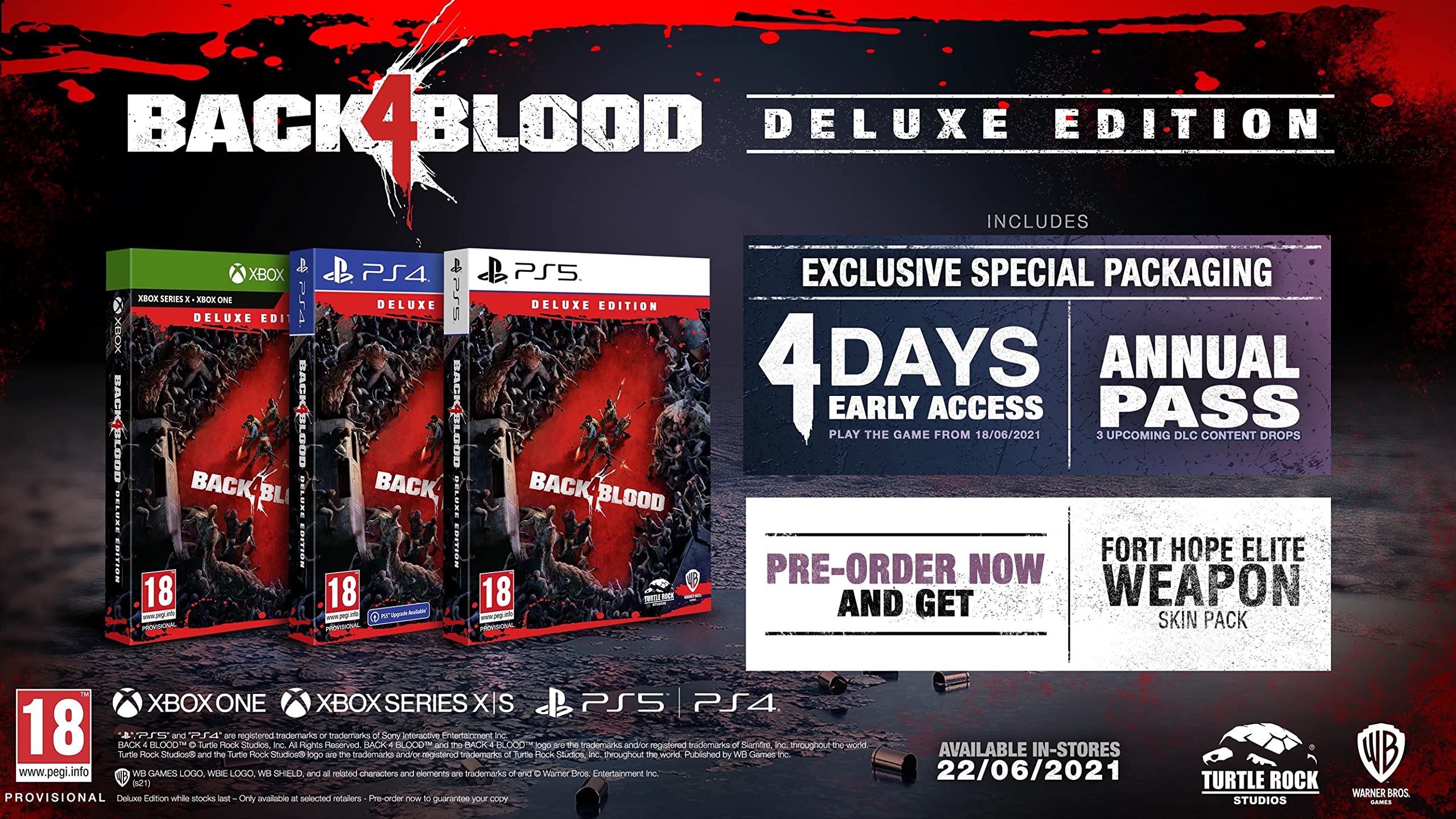 Back 4 blood deluxe edition - xbox one & xbox series x