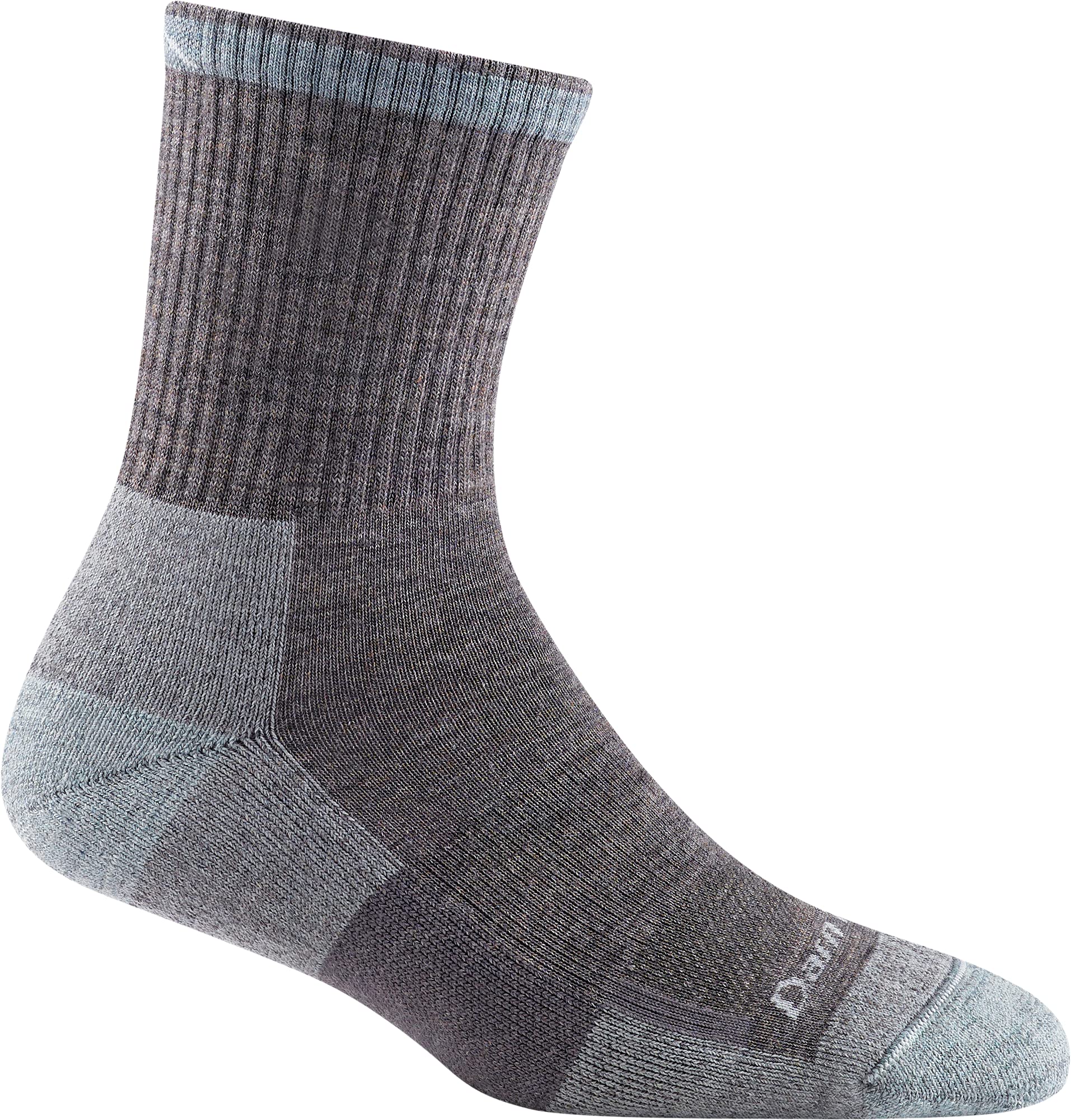 Darn Tough Vermont - 2200 - Mollie Beattie Micro Crew Midweight with Cushion Women's Sock - Grey/Shale, Medium