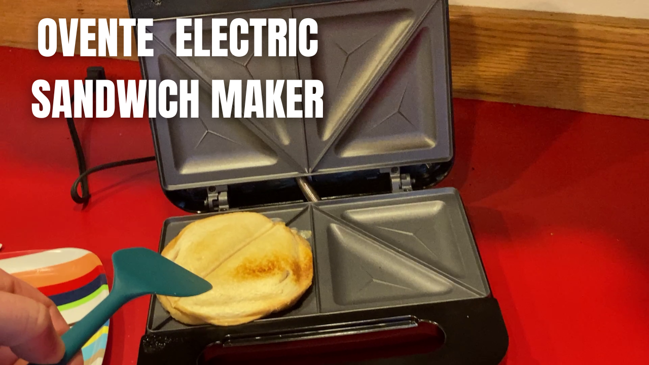 Watch Ovente Electric Sandwich Maker Unboxing and Review on Amazon Live
