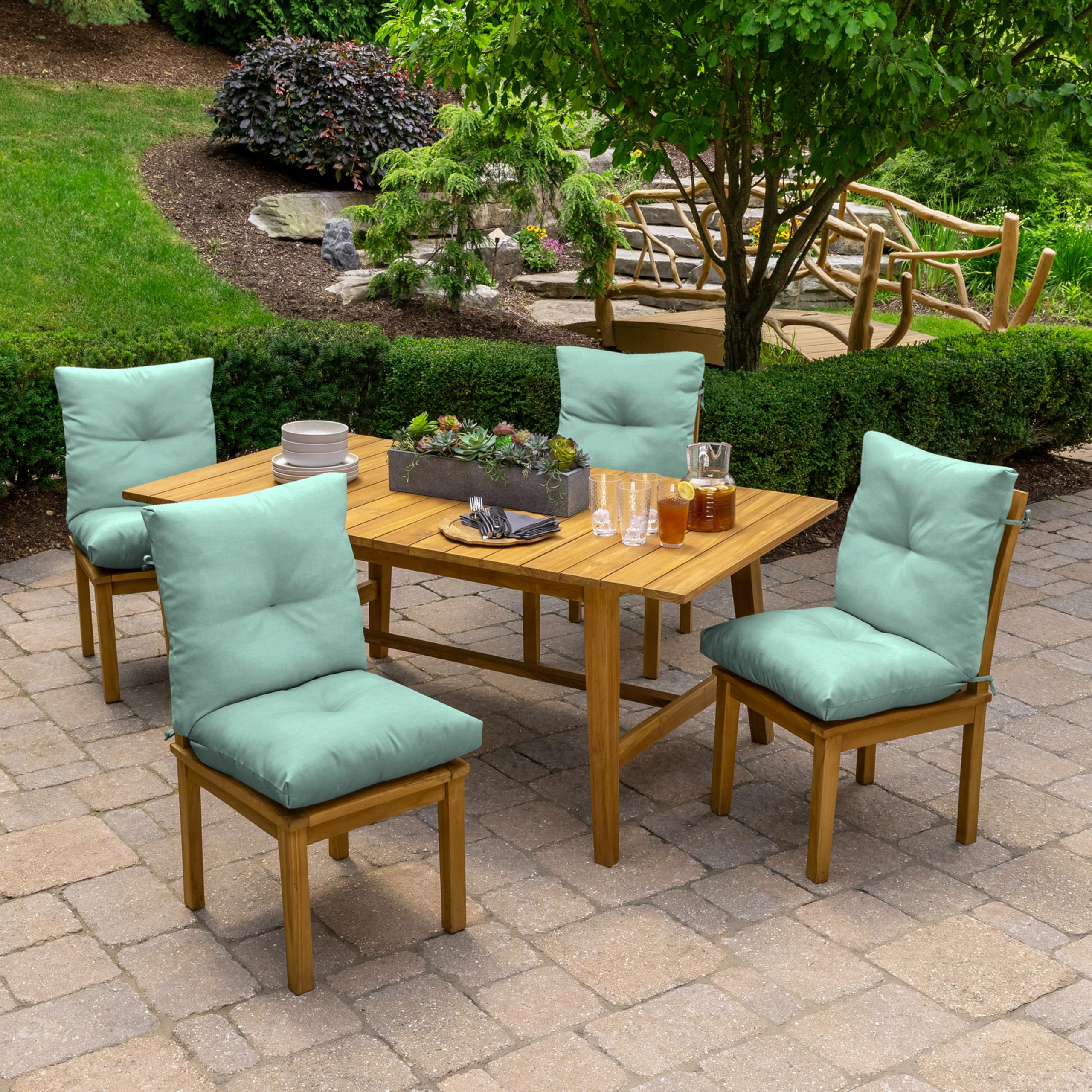 plush outdoor chair cushions