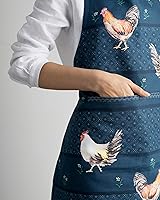 Vista 110 de Maison d' Hermine Delantal 100% de algodón para mujeres con bolsillo de cocina delantal de chef para hombres, decoración de Pascua