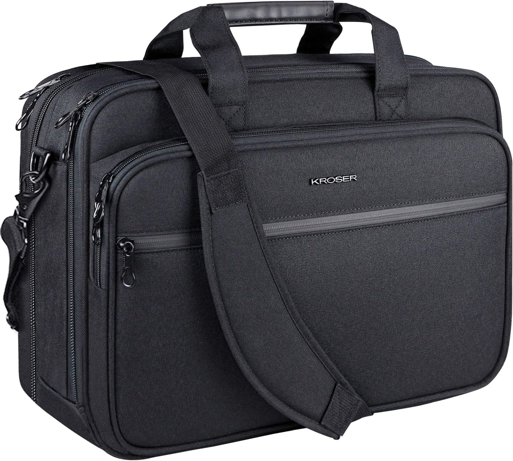KROSER Laptop Bag Premium Laptop Briefcase Fits Up to 17.3 Inch