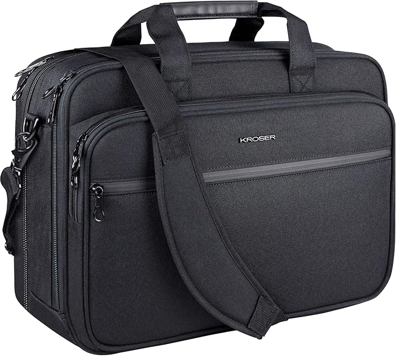 KROSER Laptop Bag Premium Laptop Briefcase Fits Up to 17.3 Inch Laptop