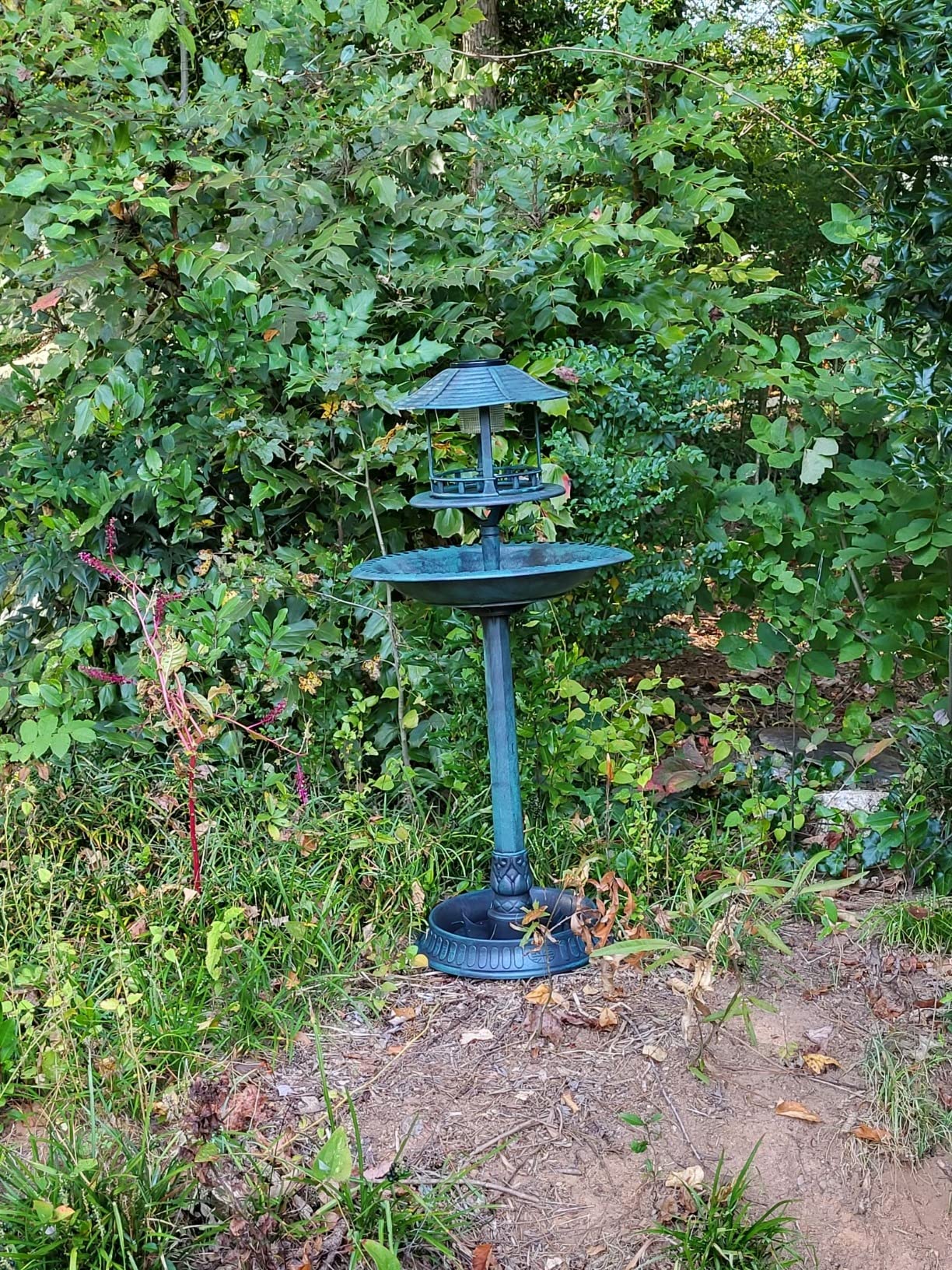 8/mo Finance Best Choice Products Solar Outdoor Bird Bath Vintage