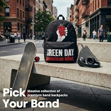 Green Day American Idiot Classic Backpack Daypack Bag