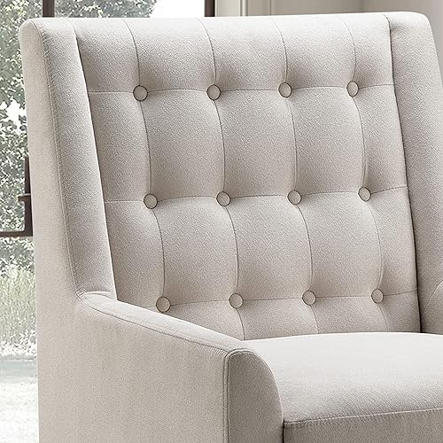 Miniatura 5 de Rosevera Maci - Sillas decorativas, sillón moderno de mediados de siglo para sala de estar, asiento cómodo para dormitorio, apartamento, fácil