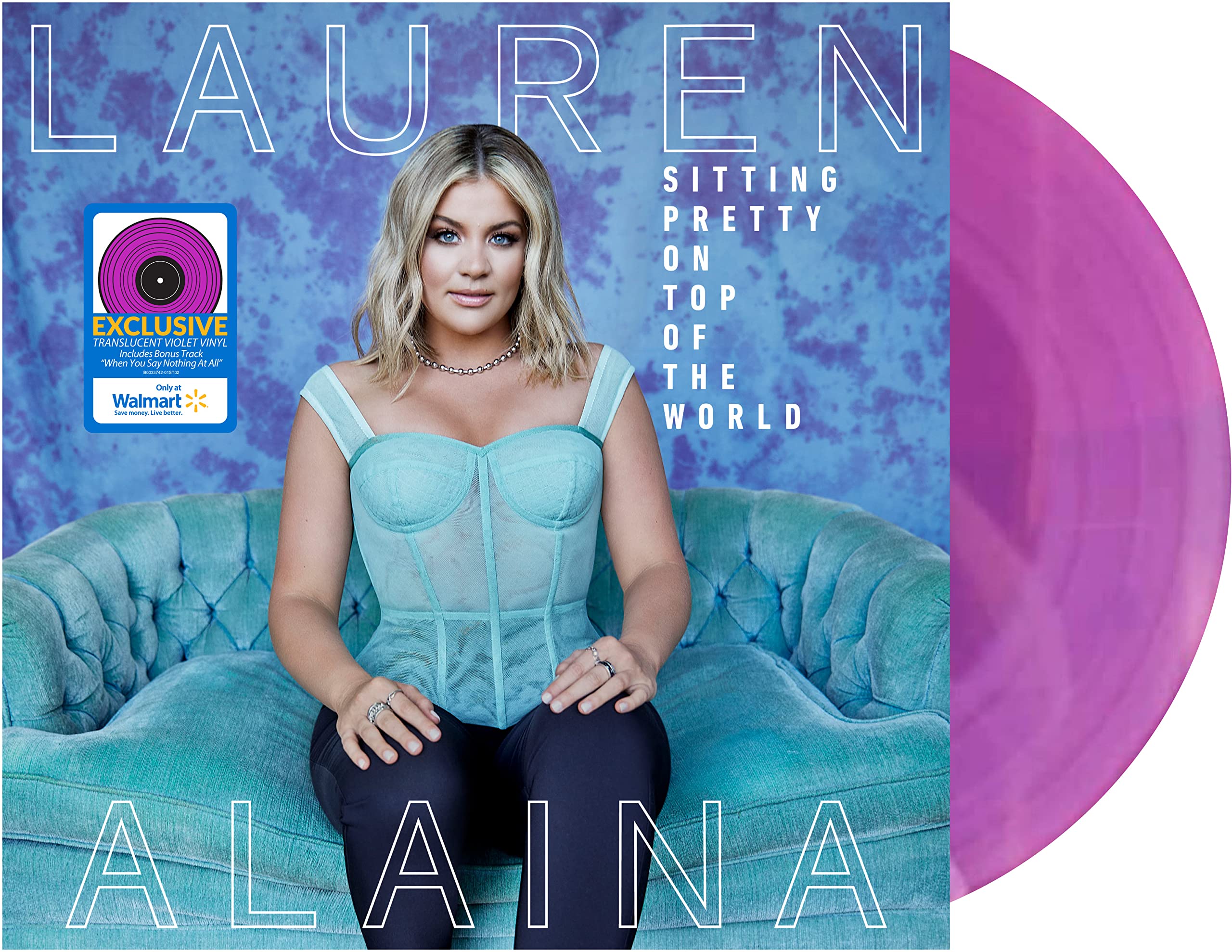 Sitting Pretty On Top Of The World Coloured Vinyl LP 12"" Lauren Alaina, New 2021