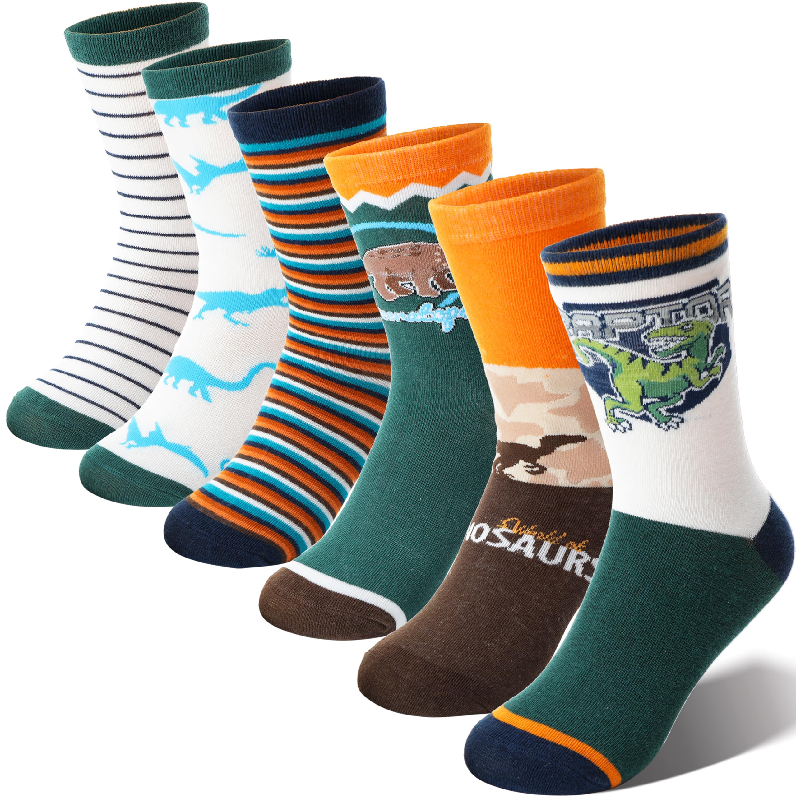 Welwoos Kinder Jungen Socken Sportsocken Atmungsaktiv Laufsocken Kompressions Baumwolle Kindersocken 6 Paare