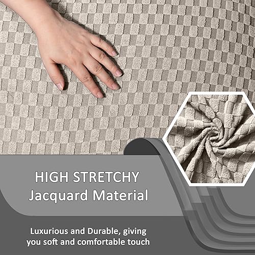 Miniatura 2 de ULTICOR Sofá reclinable extra ancho de 75 a 100 pulgadas, sofá reclinable de 2 plazas, funda de sofá reclinable extra ancha, tela jacquard de 6