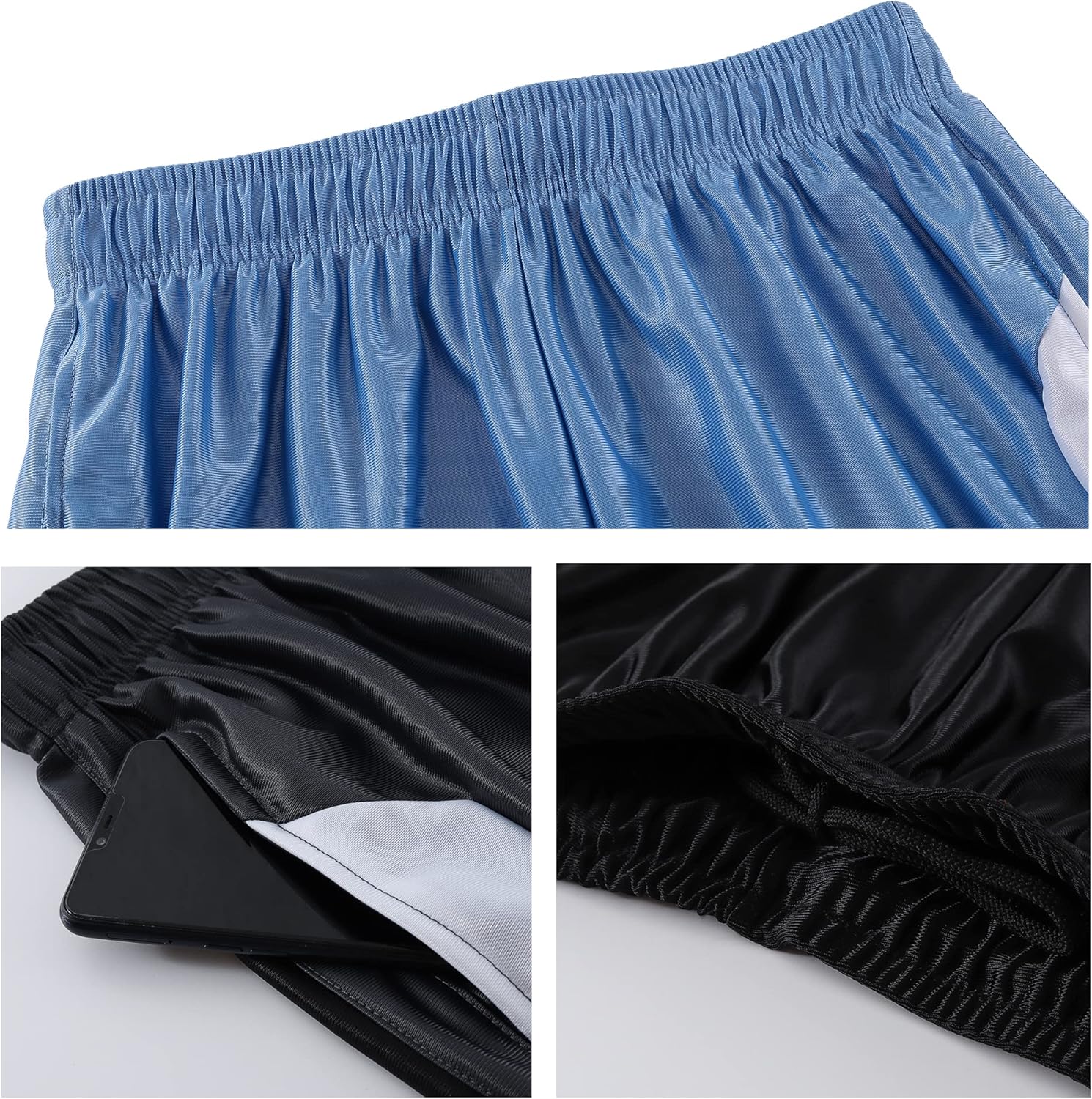 Abovewater Men’s Basketball Shorts with Deep Pockets Running Shorts & Gym Training Shorts with Drawstring - Image 5