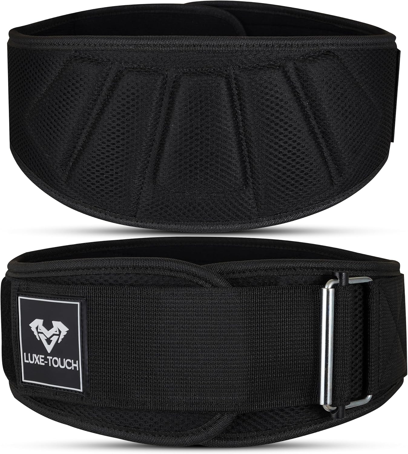 6" Auto lock Breathable Weightlifting Belt, Weight Lifting Back Support, Workout Back Support for Lifting, Fitness, Cross Training and Powerlifting. Gym Belt for Squats, Deadlift for Men & Women