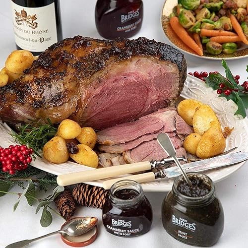 Miniatura 2 de Mrs Bridges Salsa de Arándano con Vino de Oporto, Hecho en Escocia, Frasco de 8 onzas (Paquete de 1)