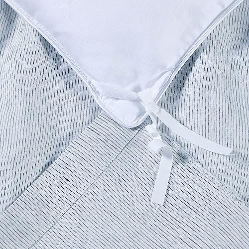 Miniatura 10 de Sijo Funda de edredón de lino francés 100 % orgánico lavado a la piedra, certificado orgánico GOTS, lote pequeño procedente de Normandía,