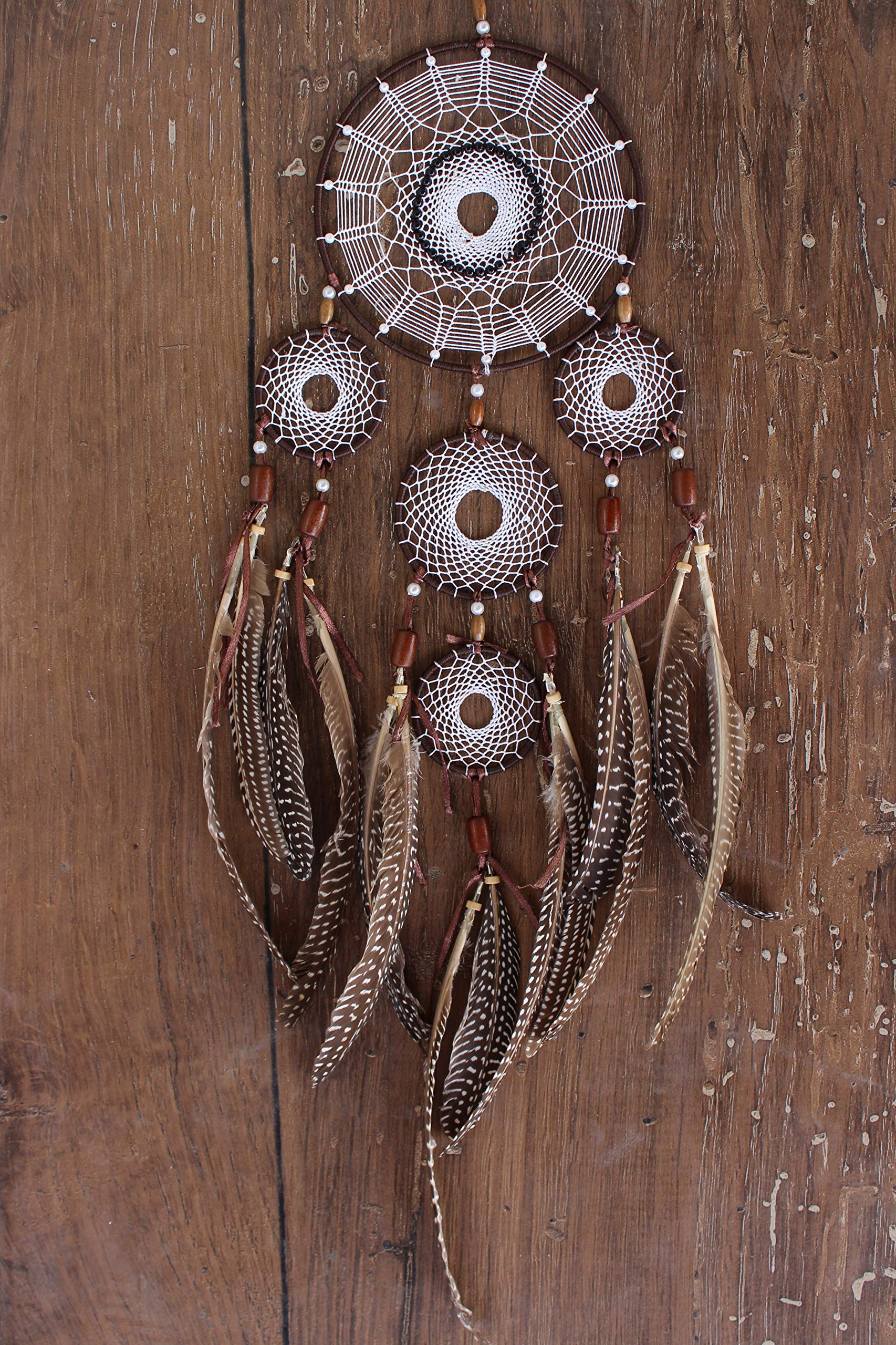 Daedal dream catchers - Dream Catcher (Dimensions 48cm L X 14cm W X 1cm D) Hand Made Hand Crafted Home Decor Wall Hanging DDC138