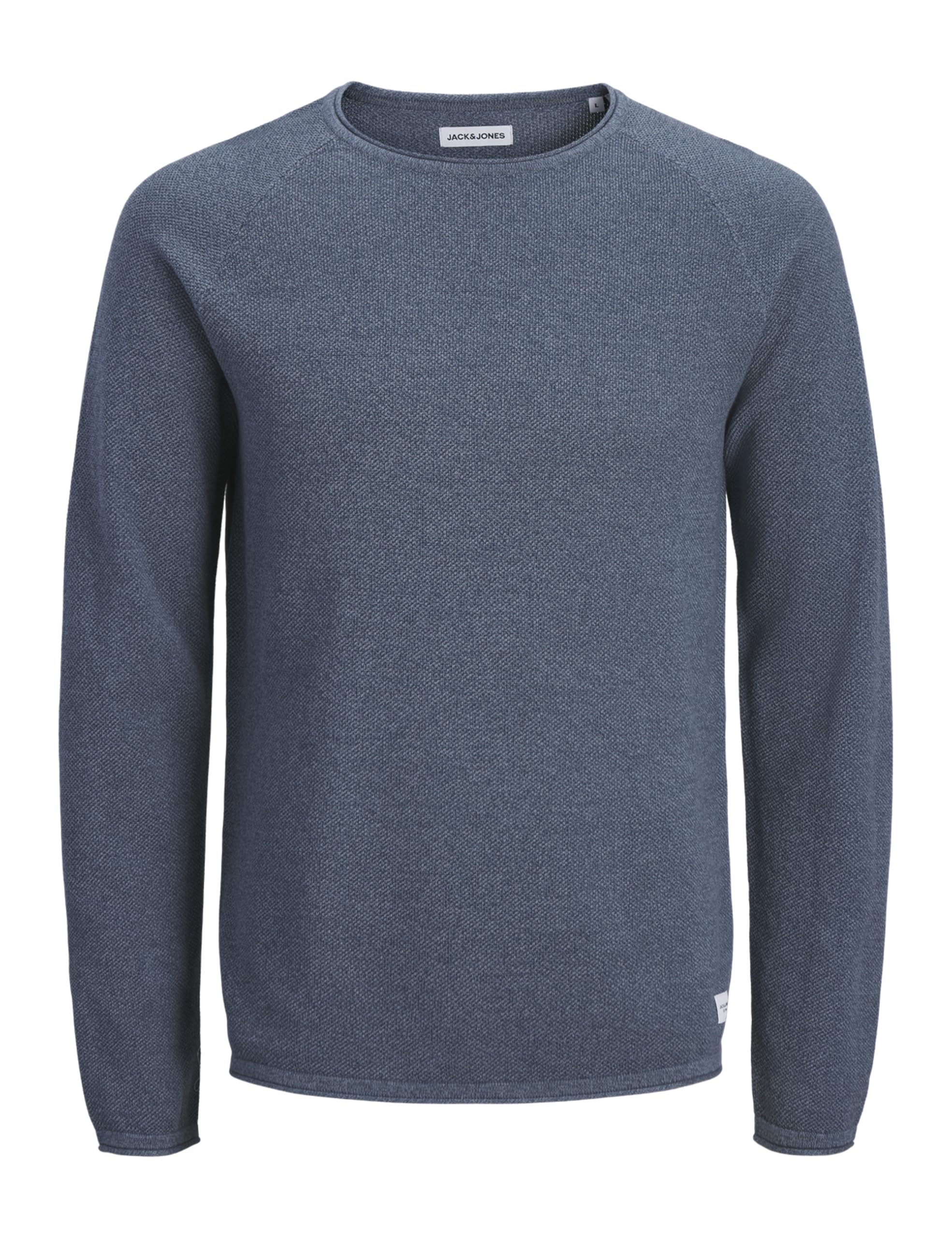 JACK & JONES Jjehill Knit Crew Neck Noos, Blue Mirage, M