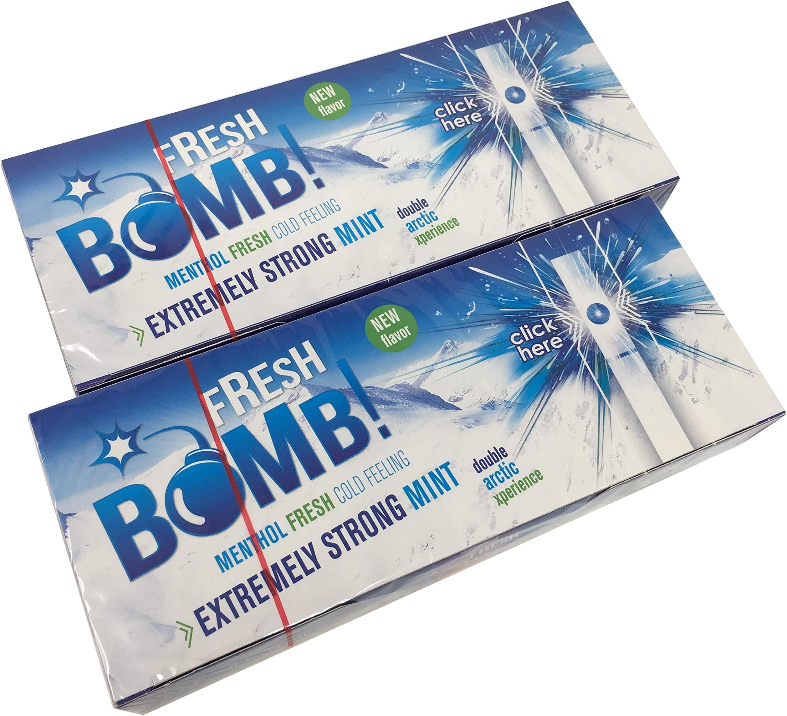 Fresh Bomb King Size Empty Filter Tubes - Extremely Strong Mint