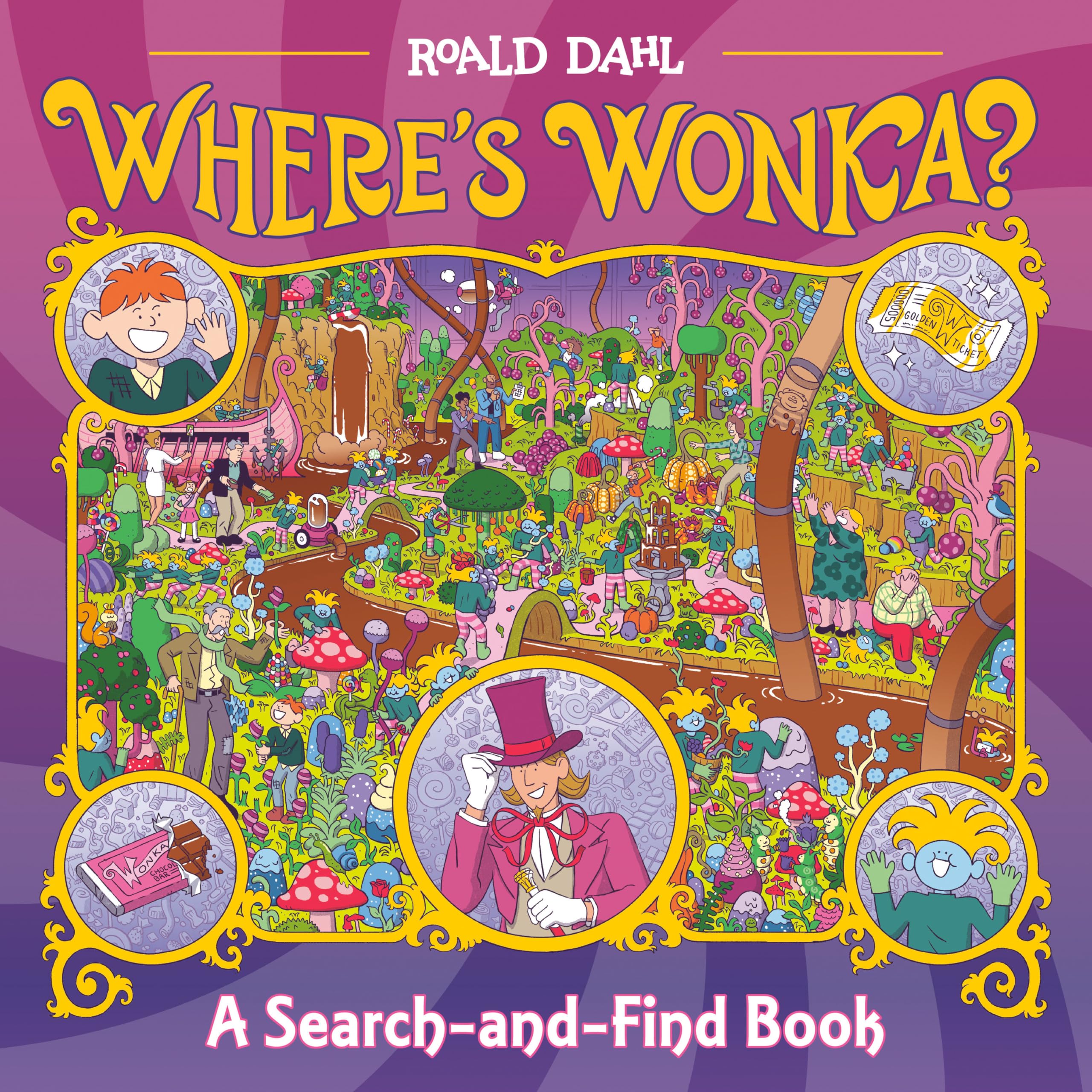 Where's Wonka?: A Search-and-Find Book Hardcover – Import, 19 September 2023