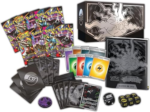Pokémon : Coffret Dresseur d’élite Méga-Évolution – Nuit Noire (1 Carte Promo entièrement illustrée, 9 boosters et des Accessoires de Jeu Premium) - 6