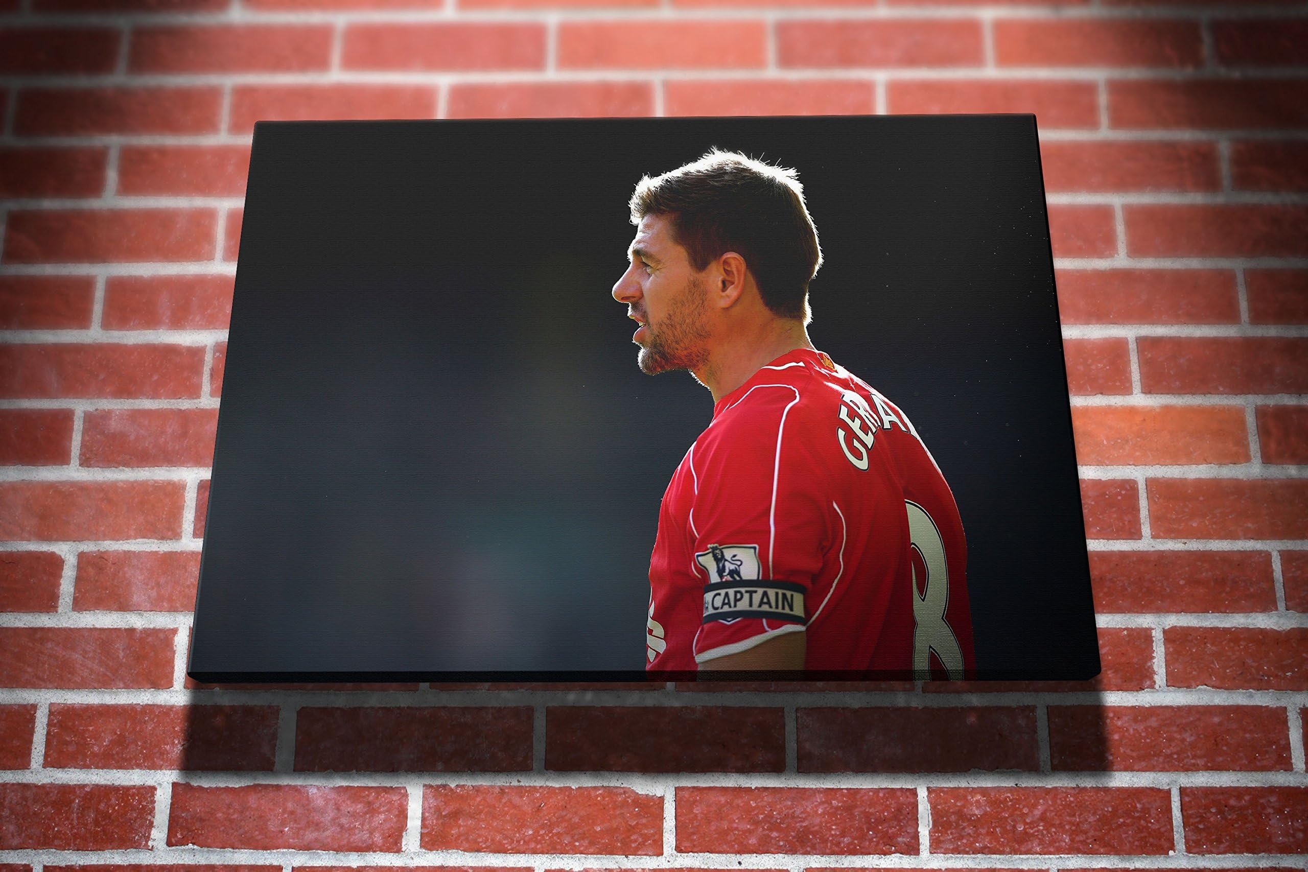 Steven Gerrard Liverpool FC Football Gallery Framed Canvas Art Picture Print