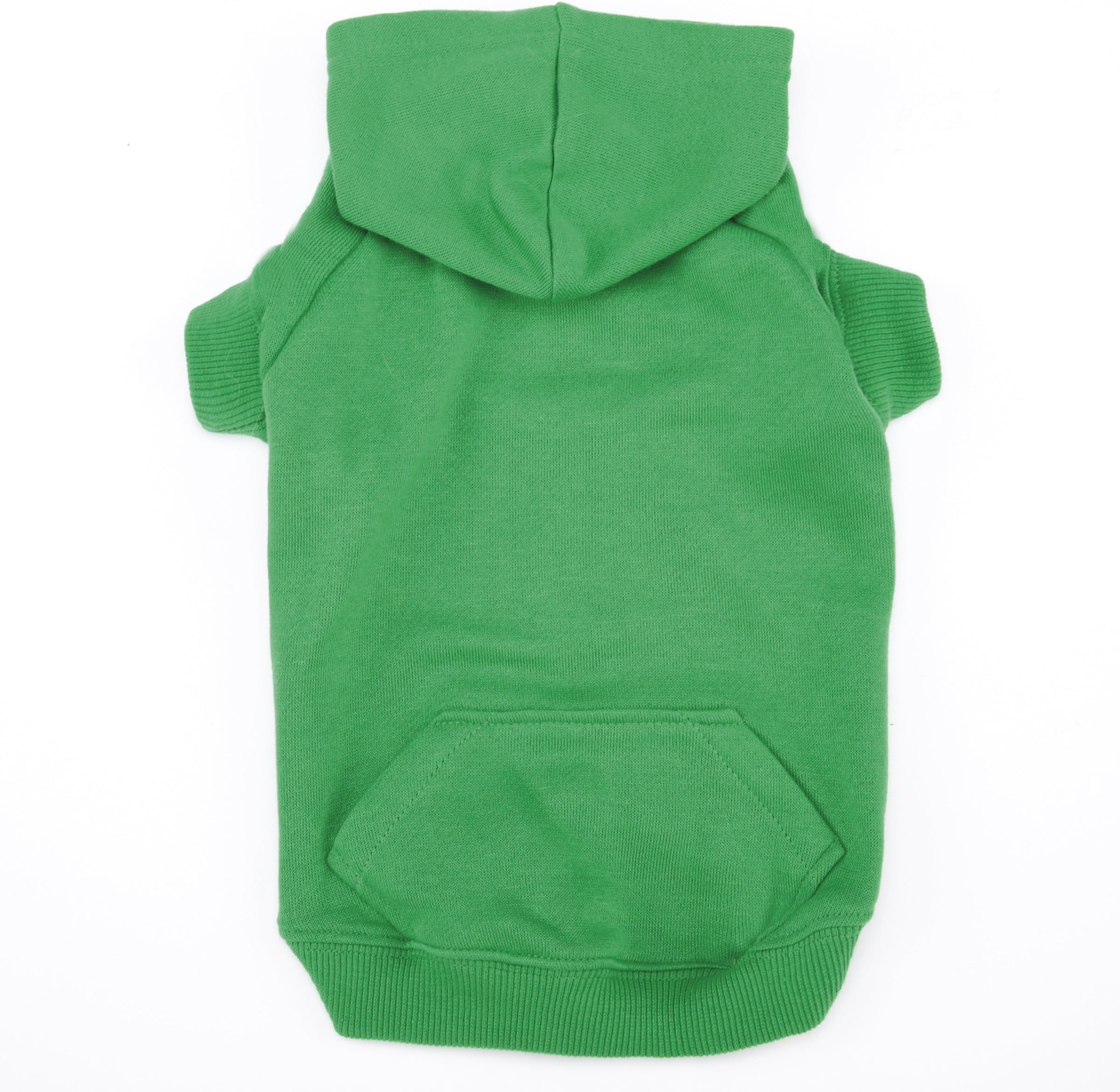 Casual Canine Basic Hoodie for Dogs, 16" Medium, Green
