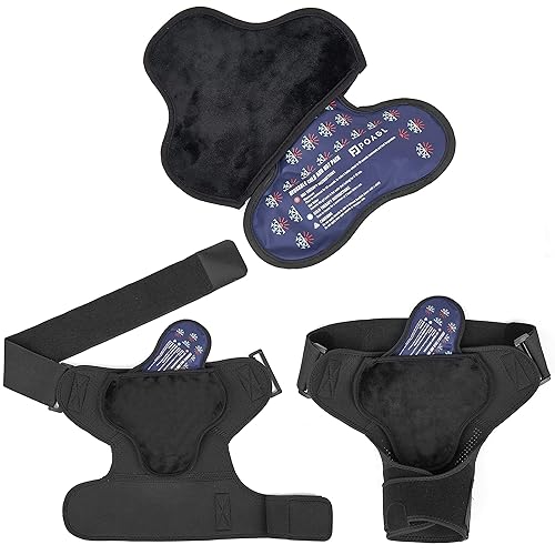 Miniatura 6 de POAGL Paquete de gel con soporte de hombro negro tamaño grande