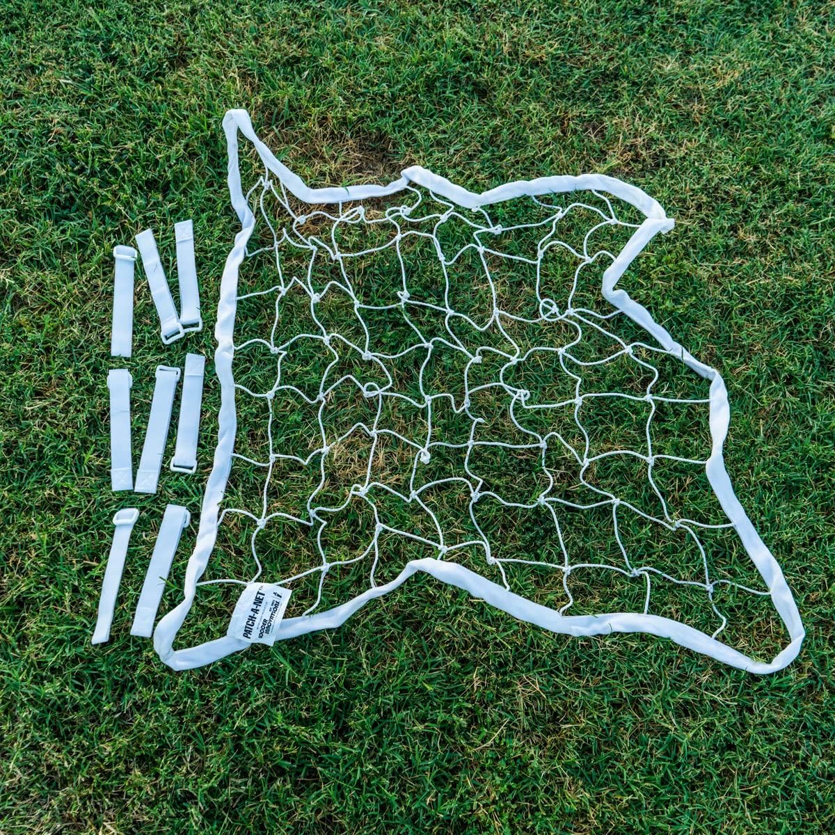 Soccer InnovationsPatch A Net - 3' ft x 3' ft Patch for Soccer Net, Quick Easy Soccer Net Fix, Net Hole Repair for All Sport Nets