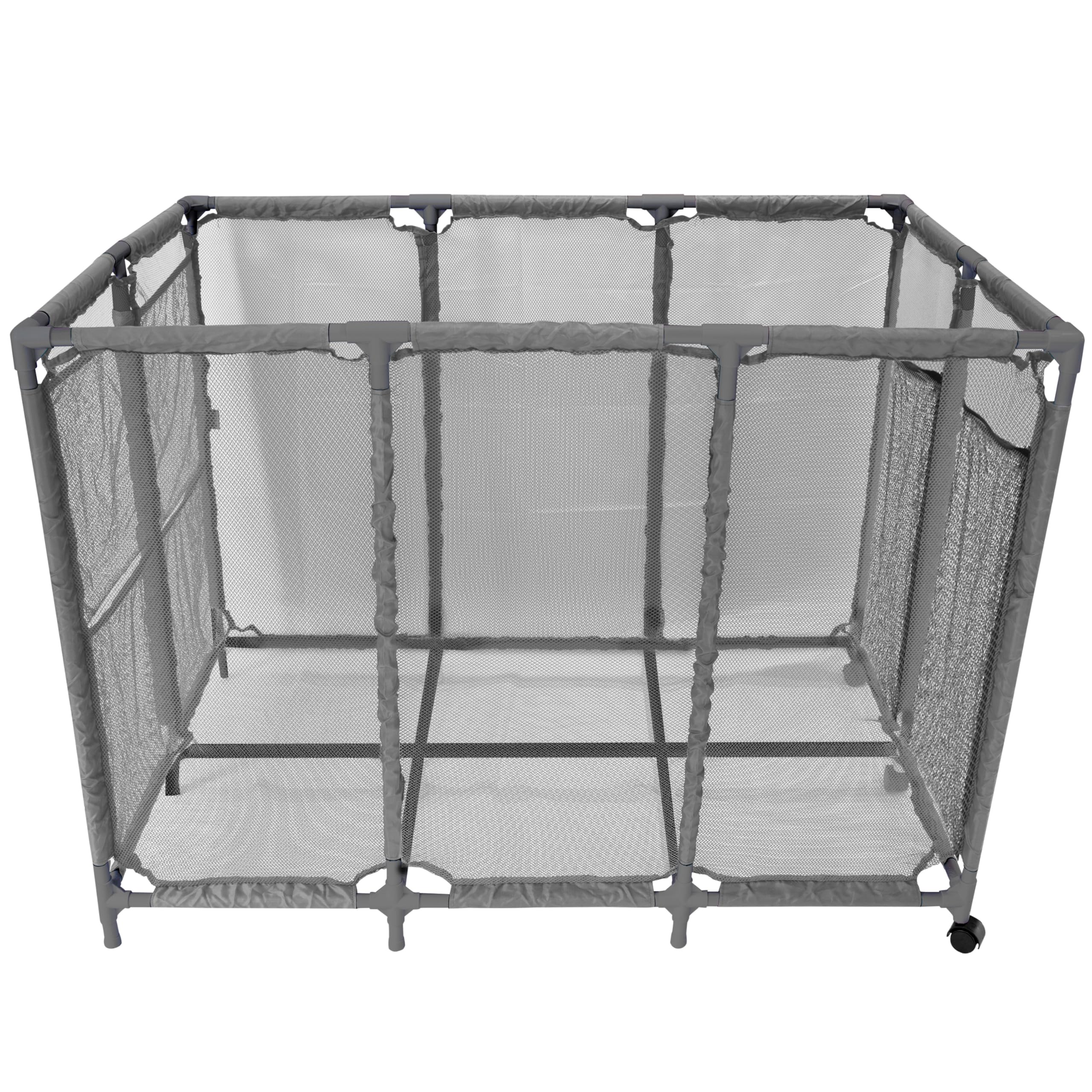 Pool Bins Pool Noodles Holder, Toys, Floats, Balls and Floats Equipment Mesh Rolling Storage Organizer Bin, Extra Large (30.2