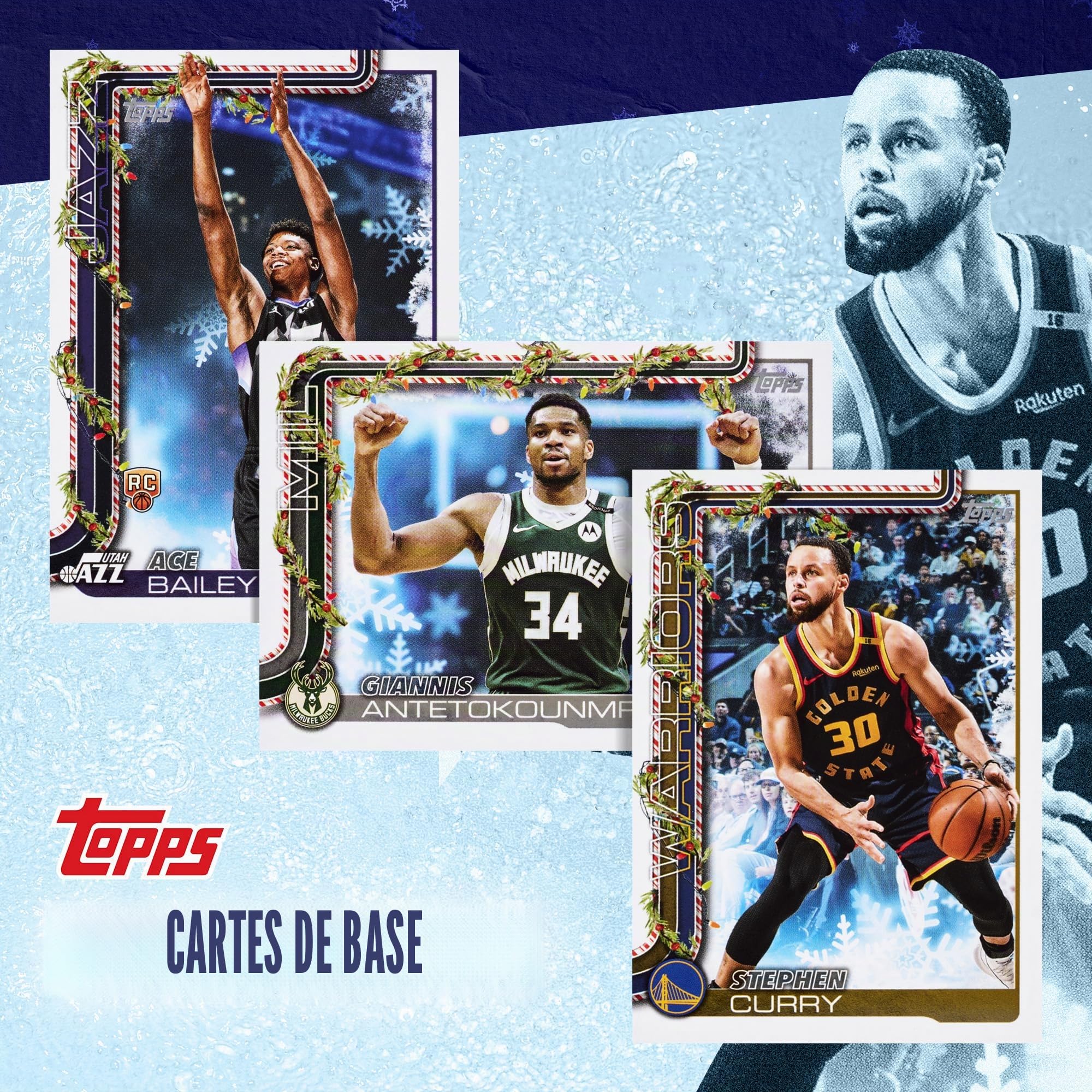 Ballon de Basket des fêtes Topps 2025 – scellé en Usine – Mega Box