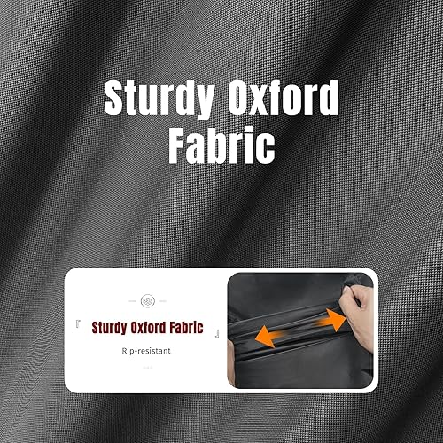 Miniatura 8 de Cubierta para parrilla Blackstone de 36 pulgadas y más parrillas de 4 quemadores con tapa abatible - Impermeable, ligera - Correas de cierre