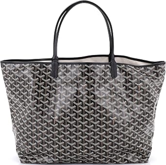 Pre-Loved Saint Louis Tote Coated Canvas GM, Black